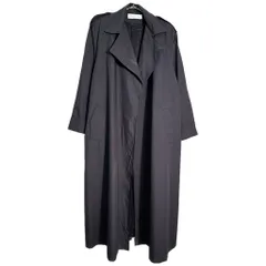 90年代 USA製 Christian Dior クリスチャン ディオール トレンチコート ブラック(メンズ L相当)中古 古着 Y5231のサムネイル