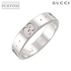 GUCCI グッチ アイコンプリントリング AU750 ダイヤモンド 2PD - メルカリ