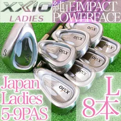 ナ28★ゼクシオ 8本レディースアイアンセット L MP200L XXIO女性用 JAPAN JP Ladies 純正日本製 JPのサムネイル