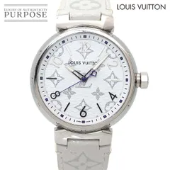 ルイ ヴィトン LOUIS VUITTON タンブールGM モノグラムホワイト QA114 メンズ 腕時計 ホワイト クォーツ ウォッチ Tambour 90333246のサムネイル