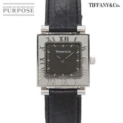 Tiffany & Co. アトラス スクエア 腕時計 クォーツ ローマンベゼル Tiffany & Co. アトラス スクエア 腕時計 クォーツ ローマンベゼル