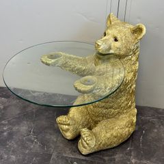 ガラステーブル BE＠RBRICK ベアブリック サイドテーブル オブジェ