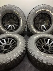 ★LT225/75R16 103/100Q 6PR TOYO/OPEN COUNTRY M/T 23年製 MUD-ZEUS 16インチ 5.5J -20 139.7 5H 夏タイヤ 4本 ジムニー シエラ (1-M714)のサムネイル
