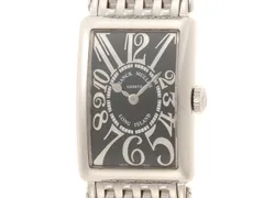 FRANCK MULLER フランクミュラー ウォッチ ロングアイランド 時計 902 QZ REL 腕時計 ステンレススチール ブラック クオーツ レディース【432】2148104099327のサムネイル