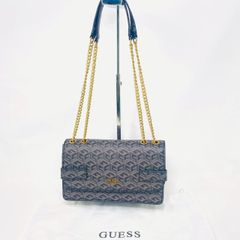 ❗️✨新品保管品✨❗️】GUESS モノグラム チェーンショルダーバッグ 