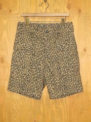 DENHAM デンハム レオパード 豹柄 ショーツ ハーフパンツ アニマル