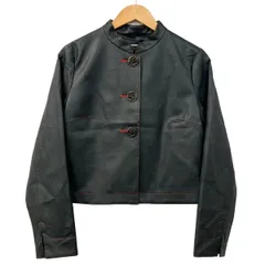 VIVIENNE TAM(ヴィヴィアンタム) ジャケット サイズ40 M レディース美品  - 黒×レッド 長袖/フェイクレザー/ステッチ/秋/冬のサムネイル