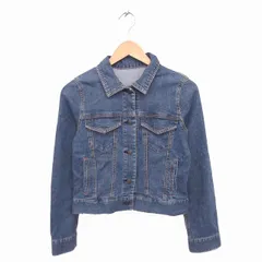 ページボーイ PAGE BOY ジージャン Gジャン デニム ジャケット ウォッシュ加工 38 ネイビー 紺 /TT6のサムネイル