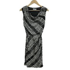 NINARICCI(ニナリッチ) ワンピース サイズ34 S レディース - 黒×白