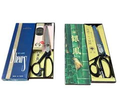 【2点 まとめ】裁ちばさみ 東京 兼吉 240mm / 銀鳳 240mm 外箱付き 中古 当時物 詳細不明 裁縫 洋裁 和裁 ハンドメイド 手芸のサムネイル