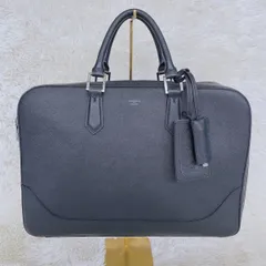 【美品】PELLE MORBIDA ペッレモルビダ キャピターノ ビジネスバッグ ブリーフケース ネイビー レザー 本革 A4対応 通勤 メンズのサムネイル