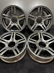 ★スズキ JB23 ジムニー ランドベンチャー 純正 ENKEI製 16インチ 5.5J +22 139.7 5H アルミホイール 4本 (1-M718)のサムネイル