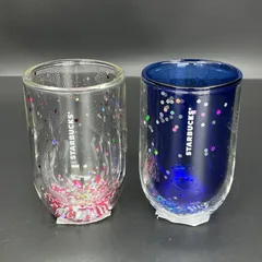 スターバックス 2024 ホリデーダブルウォール耐熱グラス 296ml 2個セットのサムネイル