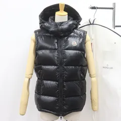 IT636P4JV09G 国内正規品 MONCLER モンクレール LACET ラセット ダウン ベスト トップス アウター 黒 ブラック メンズ サイズ1のサムネイル