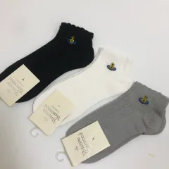 VIVIENNE WESTWOOD ソックス/靴下 ブラック/白/グレー 3足 セットのサムネイル