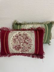 Décor CLASSIQUE ボルスタークッション 花柄 タッセル Décor CLASSIQUE ボルスタークッション 花柄 タッセル - メルカリ