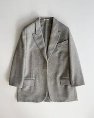 FW2002 HERMES BY MARGIELA CASHIER JACKET エルメス マルジェラ期 archive アー カイブカシミア テーラードジャケットジャケットブルゾン マルジェラ 00s 2002年のサムネイル