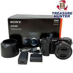 シャッター回数3704回【美品】 SONYα6400 ダブルズームレンズキット