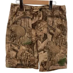 【中古】　or Slow　ハーフパンツ　短パン　ボタンフライ　カモフラ　迷彩　日本製　古着　/1581のサムネイル