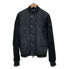 ARMANI JEANS/アルマーニジーンズ/スタジャン/ブルゾン/袖レザー/メンズ/ブラック/サイズ46/RS2012のサムネイル