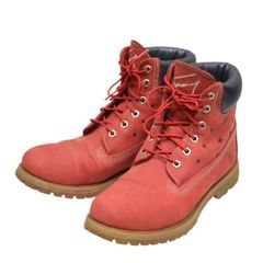 Timberland Tommy ワークブーツ レッド - メルカリ