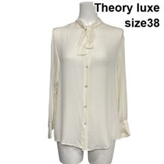 Theory luxe オフホワイトブラウス38size - メルカリ