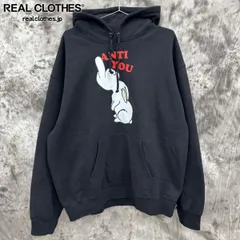 Supreme×UNDERCOVER/シュプリーム×アンダーカバー【23SS】Anti You Hooded Sweatshirt/アンチ ユー フーディー パーカー/ブラック/XLのサムネイル