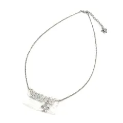 新品同様 ヴェルサーチ ヴェルサーチェ VERSACE メデューサ チャーム ネックレス 1020784 シルバー 2025AW ☆AA★のサムネイル