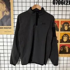 JEEP フリース ハーフジップアップ グレー M 0706のサムネイル