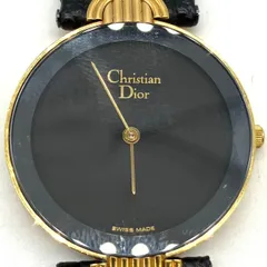 H080【お買い得】Christian Dior 腕時計 ブラックムーン バギラのサムネイル