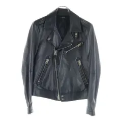 TOM FORD (トムフォード) レザー ライダースジャケット ブラック #46のサムネイル