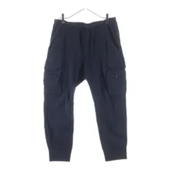 EMPORIO ARMANI (エンポリオアルマーニ) コットン ストレッチ カーゴパンツ ネイビーのサムネイル