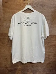 WOOYOUNGMI ウーヨンミ バックロゴ 半袖 Tシャツ 白 50サイズのサムネイル