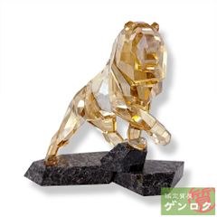 スワロフスキー SWAROVSKI タイガー ヒョウ 豹 大理石 インテリア