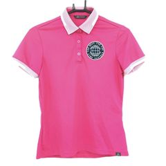 美品/気品あふれる上品ピンク】23区ゴルフ レディース ポロ 1 ピンク