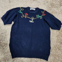 UNITED ARROWS フルーツ刺繍 半袖ニット - メルカリ