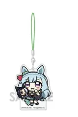 ウマ娘 プリティーダービー アクリルストラップ ぬいぐるみといっしょ Vol.5 メジロアルダン ＆ メジロラモーヌ グッズ ストラップのサムネイル