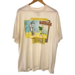 【中古】　WARNER BROS.　Tシャツ　半袖　トップス　クルーネック　キャラクター　ルーニーテューンズ　プリント　オーバーサイズ　USA製　古着　/4600のサムネイル
