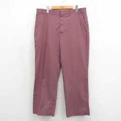 W38/古着 ラングラー スラックス パンツ メンズ 80年代 80s USA製 タロン ピンク 26jun16のサムネイル
