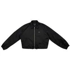 ☆コーチ ジャケット ブルゾン ウインドブレーカー CAG61 Sサイズ ポリエステル ロゴ ブラック COACHのサムネイル