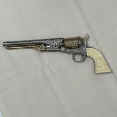 フランクリンミント SMG刻印 金色彫刻入りリボルバータイプモデルガン