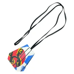 エルメス HERMES クロシェット ロングネックレス スケート シエル・ルージュドゥクール・ホワイト/シルバー金具 バレニア アクセサリーのサムネイル