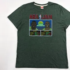 【美品】USA製 HOMAGE NBA JAM Tシャツ L 緑 90s レトロ【1251】のサムネイル
