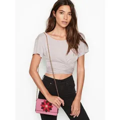 Victorias Secret ヴィクトリアシークレット Victoria Mini Shoulder Bag Rose Lizard ミニショルダーバッグのサムネイル