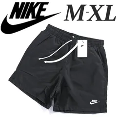 新品未使用 ブラック 黒 M L XL ナイキ NIKE メンズ ウーブンショートパンツ 膝上 ハーフパンツのサムネイル