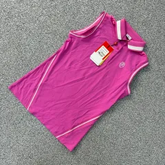 85 新品 CASTELBAJAC カステルバジャック ゴルフ ノースリーブ カラーTシャツ 0706J1のサムネイル