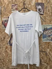 スタイルナンダ レタリング サイドスリット 半袖 ロング Tシャツのサムネイル
