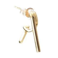 アーカー スプリング 片耳 ピアス ジュエリー Au750 ゴールド YG 1.0g【中古】のサムネイル