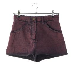 超美品》CHANEL シャネル ショートパンツ ココマーク デニム 青系 36