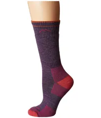 ダーンタフバーモント レディース アンダーウェア 靴下 ウール ブーツ Darn Tough Vermont Merino Wool Boot Socks Cushion Plum Heather ヘのサムネイル